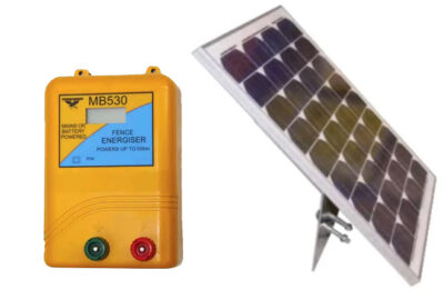 Thunderbird S530 solar kit with MB530 energiser and 40W panel