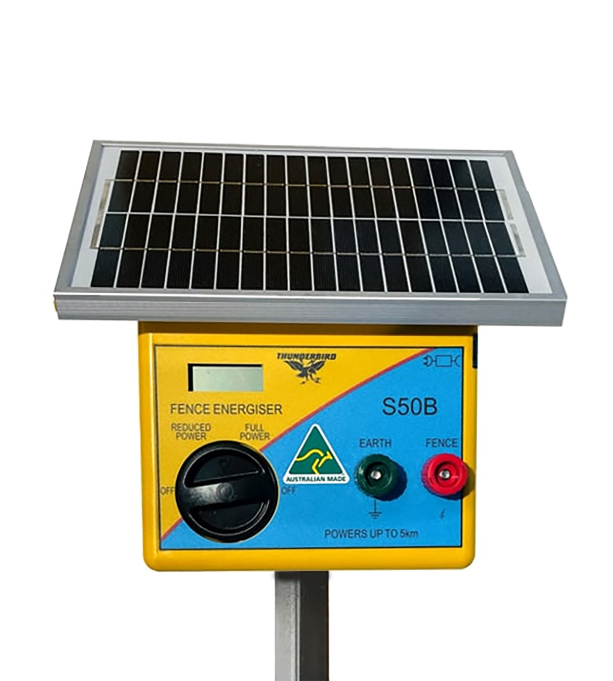 Thunderbird S50B solar electric fence energiser
