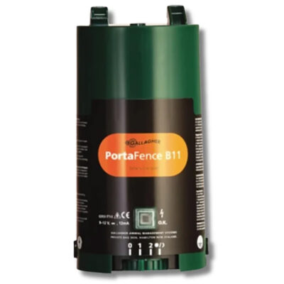 Gallagher B11 battery energiser for portable electric fencing