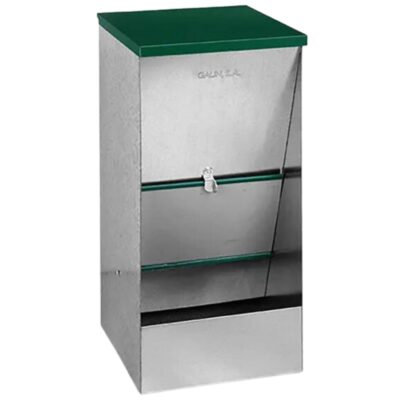 Galvanised Dog Feeder Self Feeder for Working Dogs