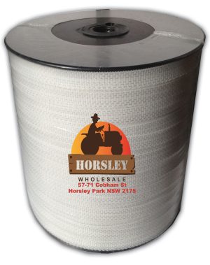 Hot Tape- 12mm 400m- White- Horsley Wholesale