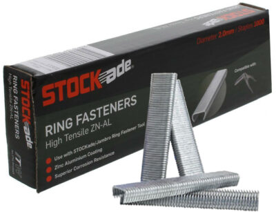 Jambro Stockade C Fence Hog Clips x 1000