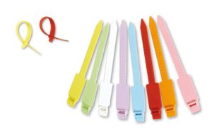 Leader- Tags- Plastic Ratchet Tail Tags- NOT PRINTED x 10