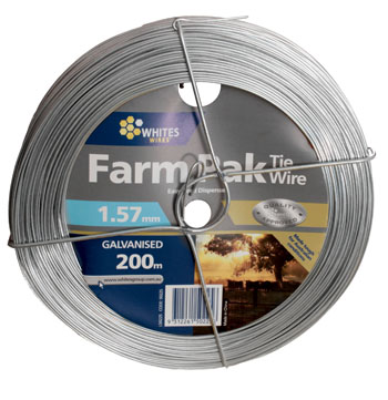1.57mm x 200m Tie Wire - FarmPak Blue Label - Galvanised