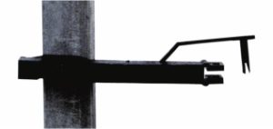 Offset- Steel Post Poly 150mm x 50 Insulators