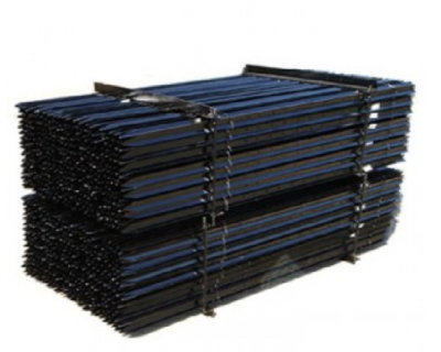 210cm Black Stock Post Bitumin (7') X 10