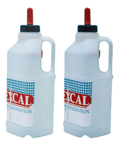 Lamb Feeder Excal Feeder Milk Bottle 1 Litre x 2