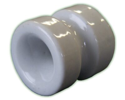 End Strain Porcelain Reel x 200 Insulators BULK BUY WHOLESALE PRICE