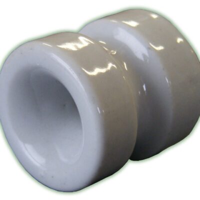End Strain Porcelain Reel x 200 Insulators BULK BUY WHOLESALE PRICE