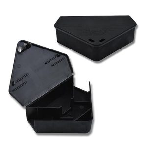 Set of four Compact Bait Station - mouse rodent rat trap