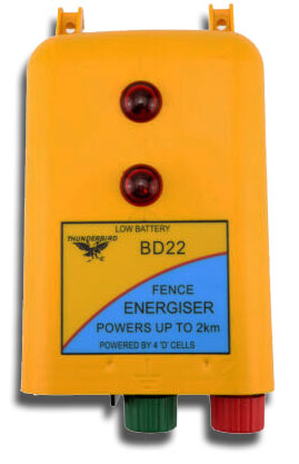 Battery Thunderbird BD22 2km 12v and D Cell