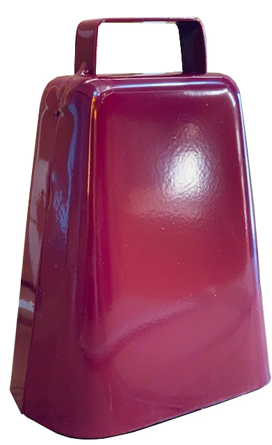 Cow Bell Oblong Chime Handle for long Collar Width