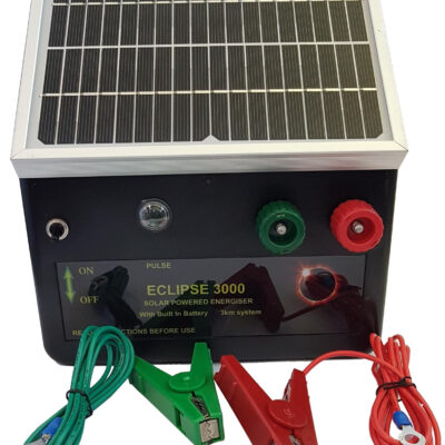 Eclipse 3000 Solar Fence Energiser | Powers Up To 3km