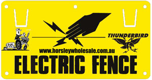 Warning Sign- Electric Fence x 1