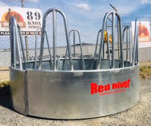3 Piece Hay Feeder. Galvanised. Quality .32mm Frame. 1800mm Diameter