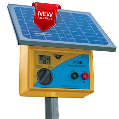 Thunderbird S185B 20km solar electric fence energiser