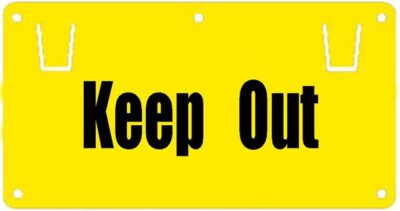 Warning Sign- Keep Out x 1