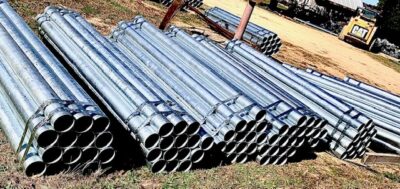 Galvanised Strainer Posts