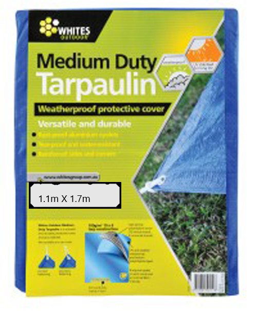 Tarp- Medium Duty- 1.1m x1.7m