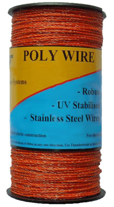 Polywire 500m Orange | Electric Fence Poly Wire