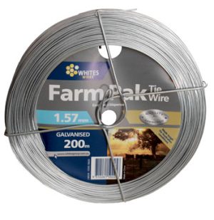 2.00mm x 120m Tie Wire- FarmPak Green Label - Galvanised