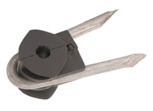 Wood Post Staple Insulators x 50