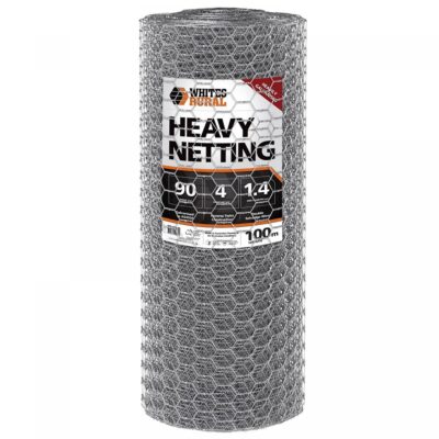 Netting- Heavy Netting (Rabbit) 90cm 4cm 1.4mm x 100m