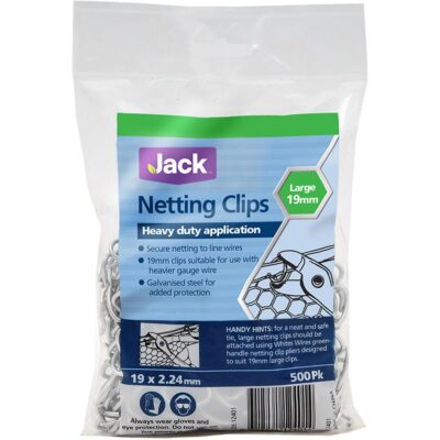 2 X Netting Clips 19mm clips(suits Pliers Green Handle )