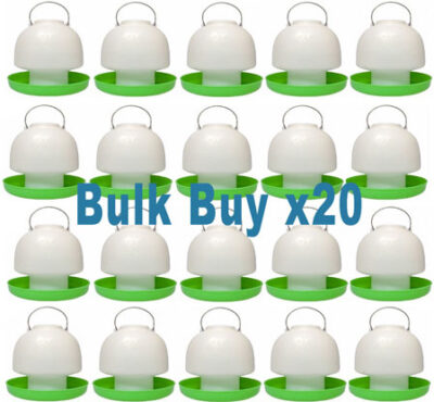 Poultry Drinker- 6.5 L x 20- BULK BUY WHOLESALE PRICE