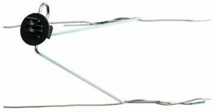 Offset Steel Post Pinlock Offset & 300mm Wire x 50 Insulators