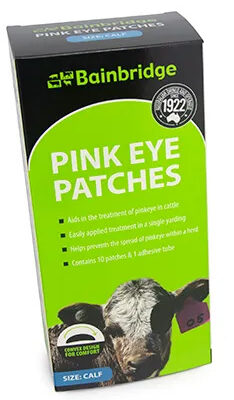 Pink Eye Patches Calf with adhesive