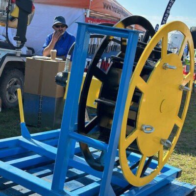 Wire Reclaimer | Barbed & Plain Wire Roller Australia