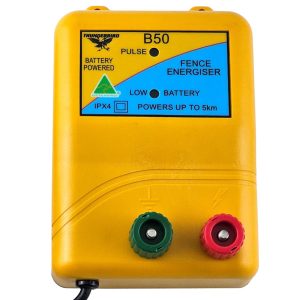 Thunderbird B50 Energiser | 12V Battery Electric Fence Energiser 5km